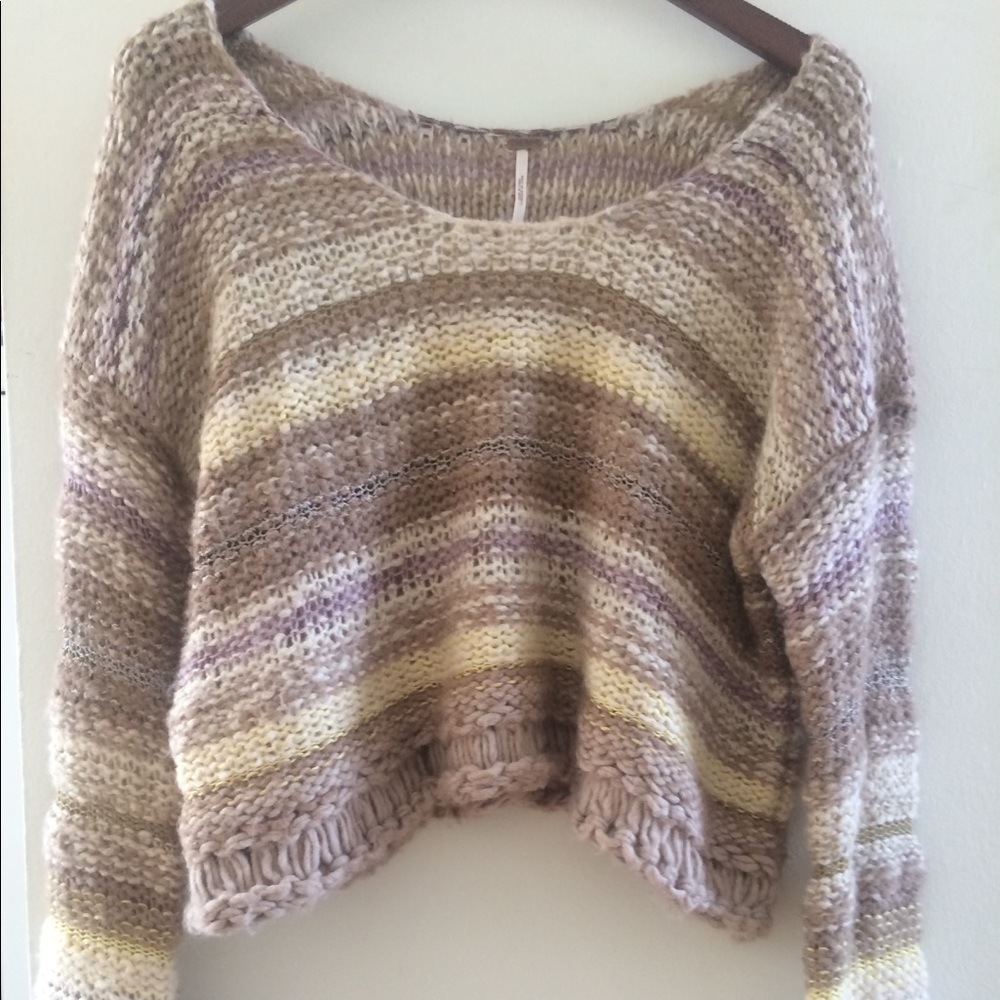 Free People chunky sweater size Large